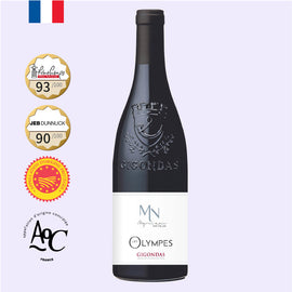 Gigondas Les OLYMPES (Myriam Nicolas) AOC Red Wine, 吉貢達斯红葡萄酒2017, 750ml - iEverydayWine