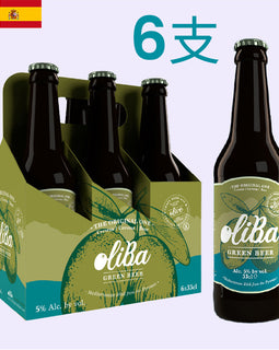 OliBa Green Beer The Original One 天然橄欖綠色手工啤 原味 6支裝 - iEverydayWine