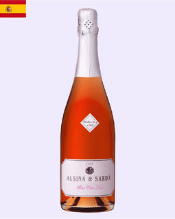Alsina & Sarda - CAVA Brut 乾型玟瑰氣泡酒 - iEverydayWine