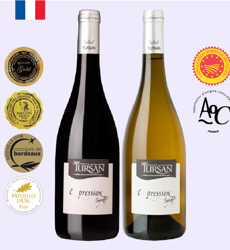 【圖爾桑】Expression 伊布瑞斯 紅白酒套裝 AOP/AOC - iEverydayWine